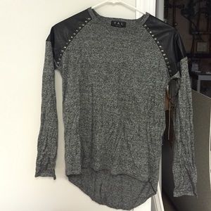 Sweater with shoulder detail