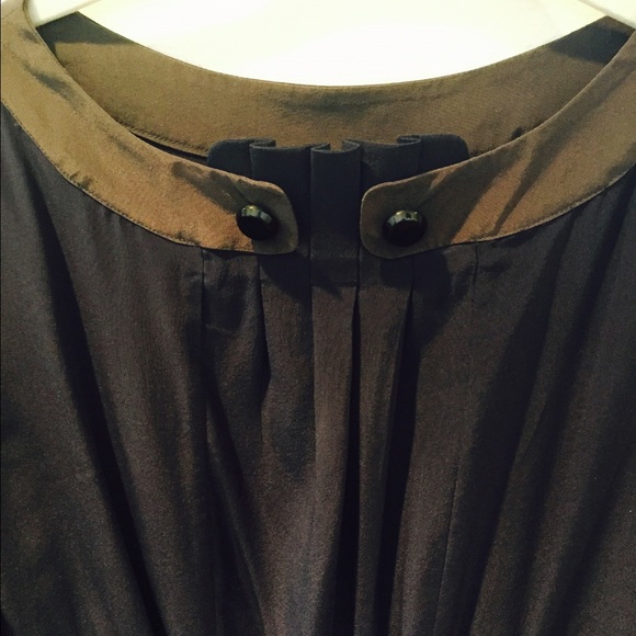 Geren Ford 100% Silk long sleeve dress - Picture 3 of 4