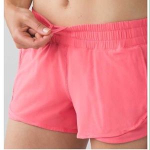 Lululemon Pink Super Squad Shorts! NEVER WORN!