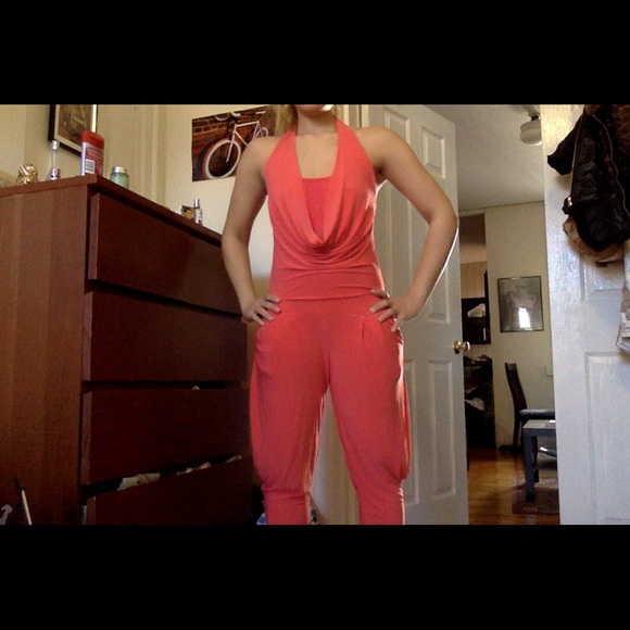 Sold!Coral Jumpsuit bought in Europe