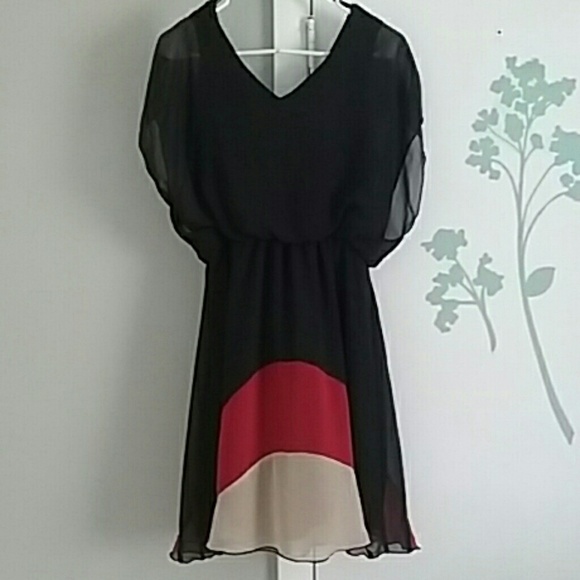 Very nice black v neck dress