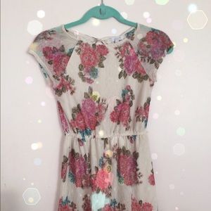 Vintage Floral Skater Dress