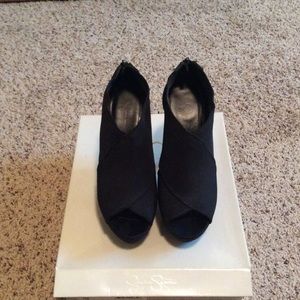 Jessica Simpson Blk Heels