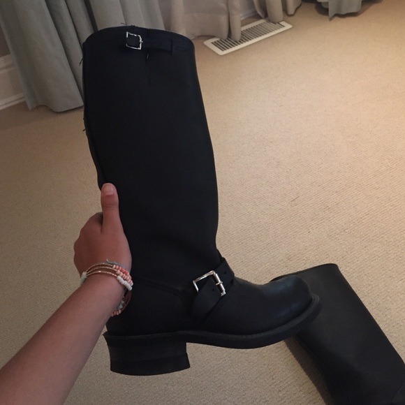 Black Frye Riding Boots