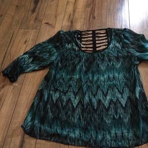 SOLD Cute blouse with a cute back