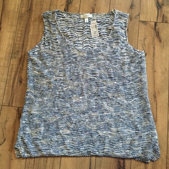 Sweater like sparkly tank