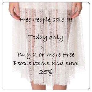 🇺🇸 Free People sale! Labor day weekend only🇺🇸