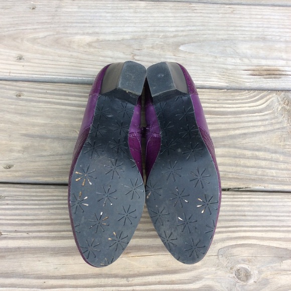 Purple Faux Alligator Boot / Shoe - Picture 4 of 4