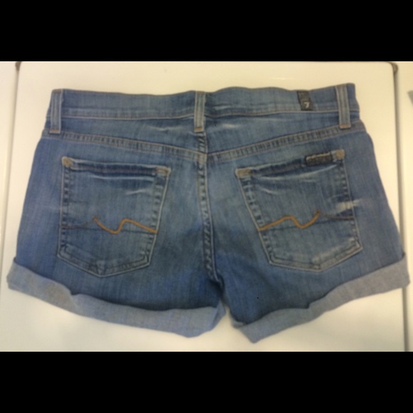 7 for all Mankind denim shorts