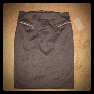 New Michael Kors grey pencil skirt- size 6