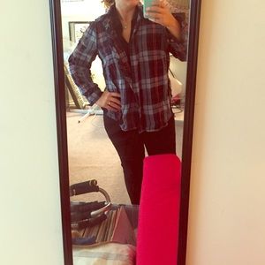 Flannel button down