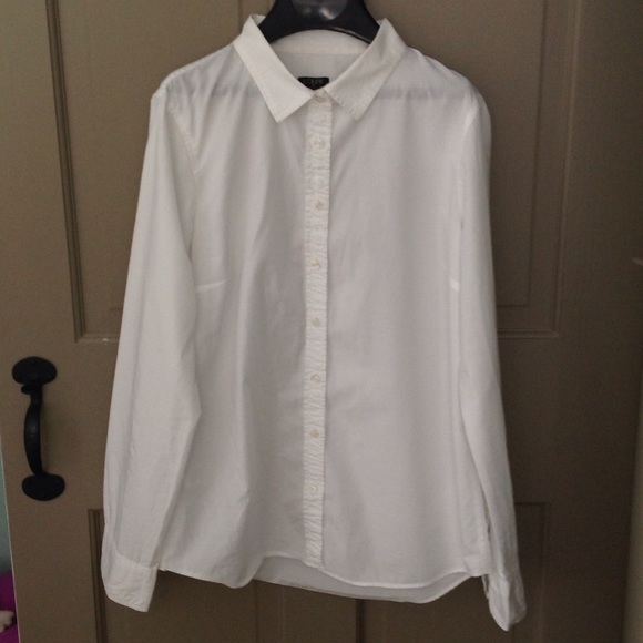 J. Crew White Shirt M
