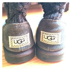 Grey Knit UGGS