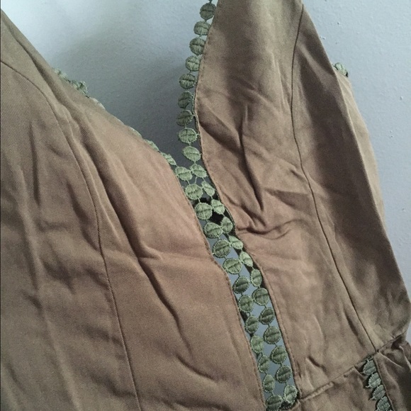 SALE | Olive Green Romper - Picture 3 of 3