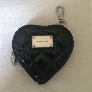 Heart shaped Michael Kors coin purse