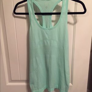 Lululemon seafoam green swiftly racerback