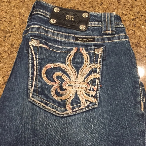 Miss Me Fleur De Lis Jeans