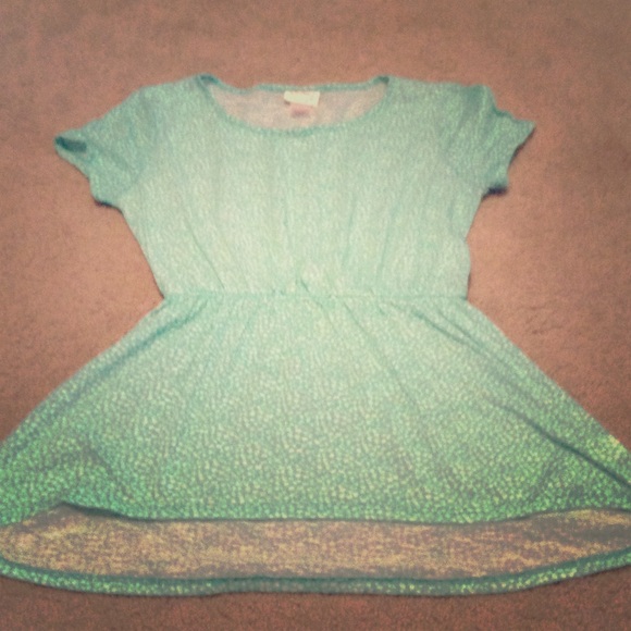 Pin-up Girl Next Door Sweet mint green blouse