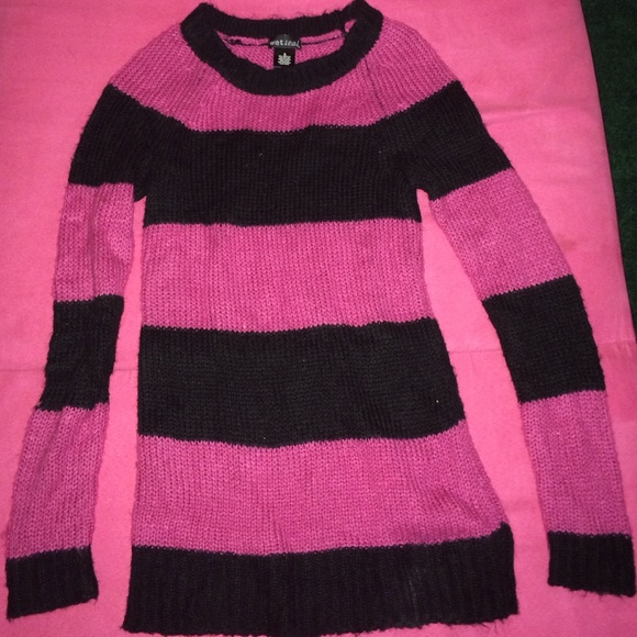 Black & Pink Sweater