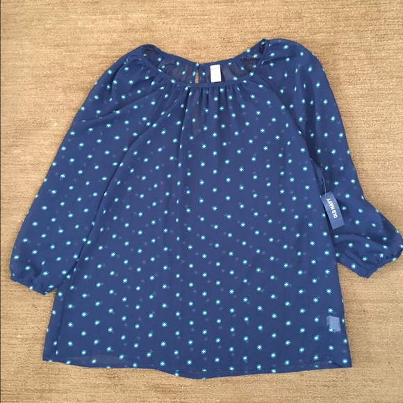 Old Navy sheer blouse