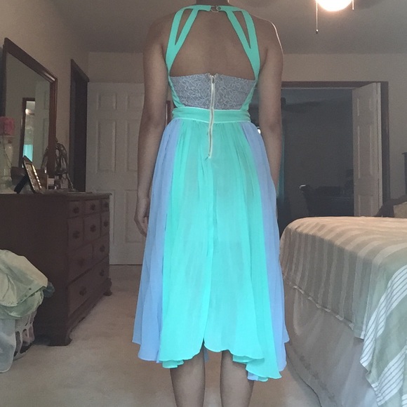 Dresses | Mint Green And Lavender Dress 