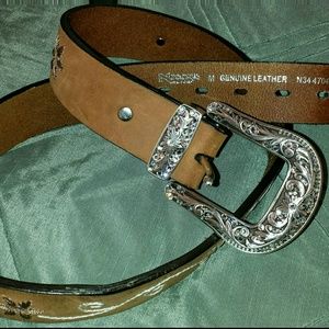 Leather Western Belt