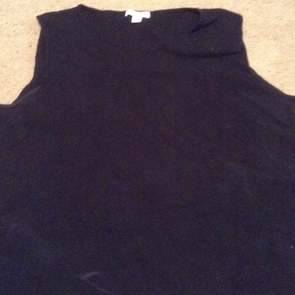 Vintage Gal Staple: Black Sleeveless  Blouse