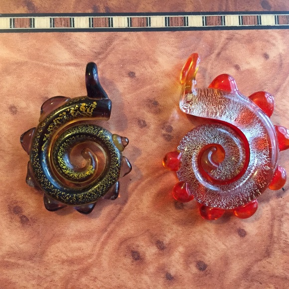 Glass pendants