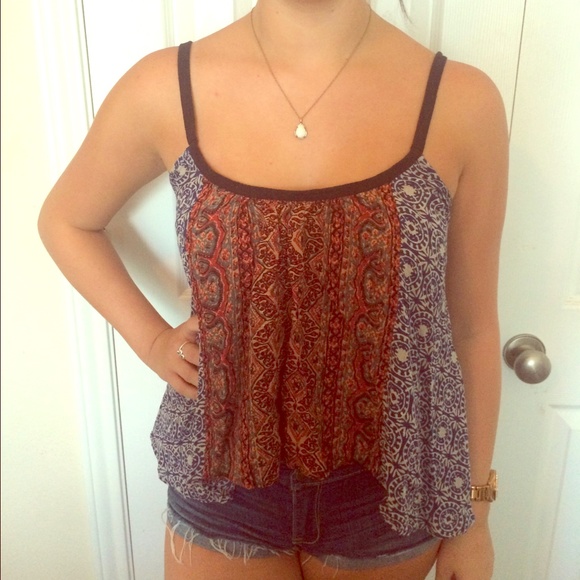Tribal print tank