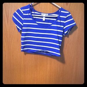 Sailor Blue crop top