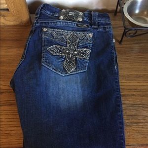 Size 32 boot cut Miss Me jeans