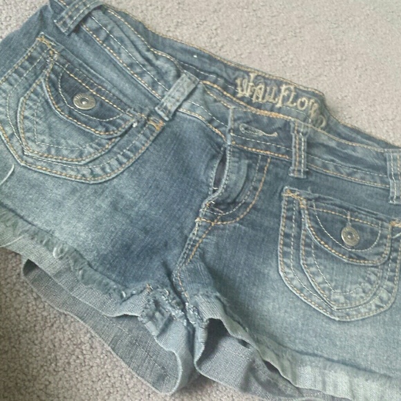 Walflower jean shorts.