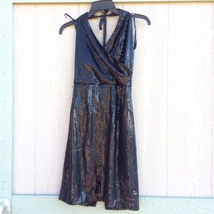 Sherrie Bloom sequin black dress