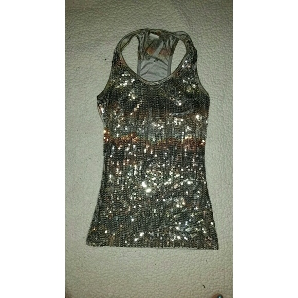 Racer back sequins