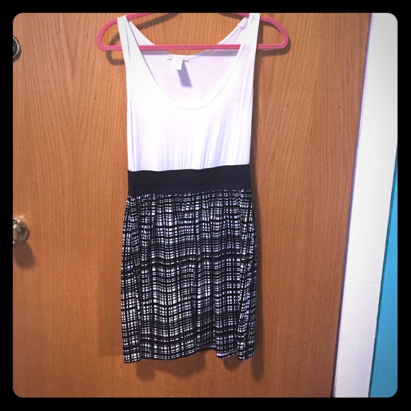 Black and white dress