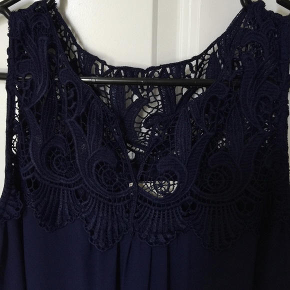 Dark blue dress - Picture 2 of 3