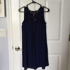 Dark blue dress