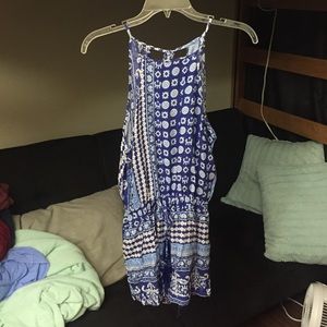 Blue and White romper