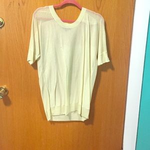 Pale yellow sweater