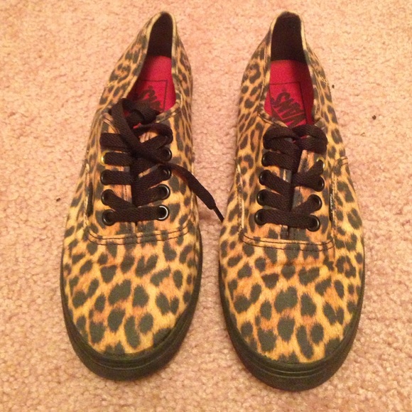 Vans Lo-Pro Leopard Print Shoes