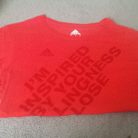 Red Adidas quote short