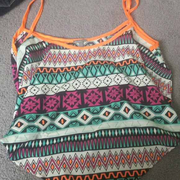 Colorful crop top