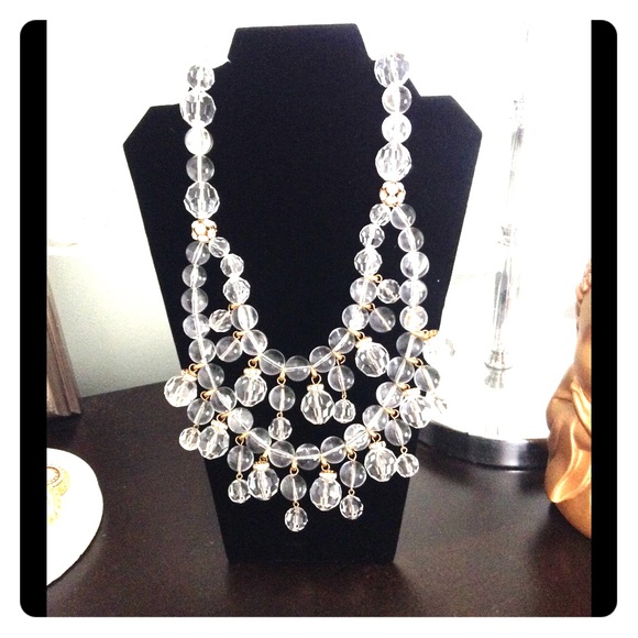 J. Crew Jewelry - J.crew crystal necklace, excellent condition!