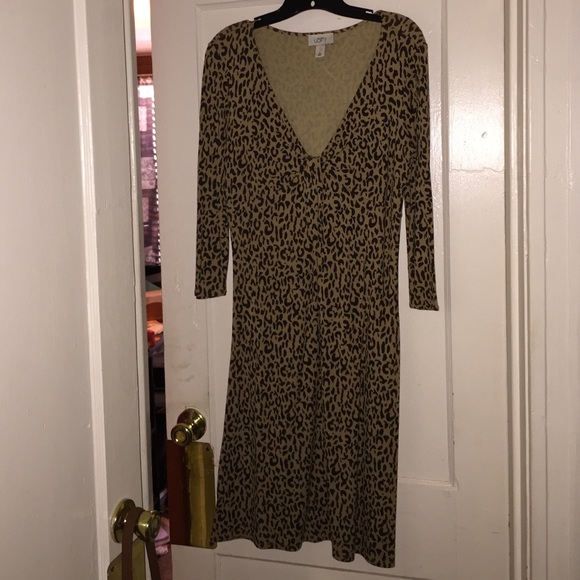 Animal print dress
