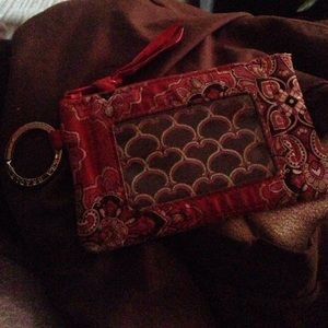 Vera Bradley zip ID case