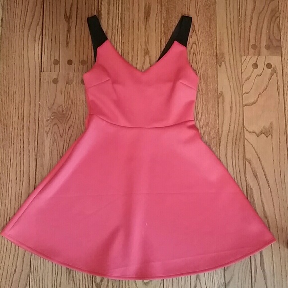 Red party dress