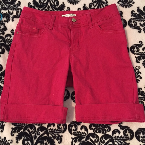 Dark pink shorts