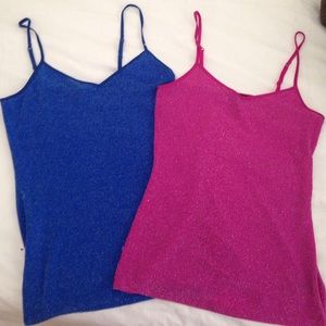 BUNDLE sparkly camis