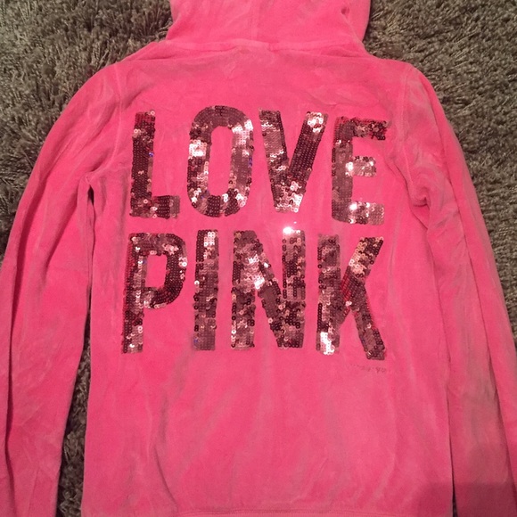 PINK, XS, Hoodie