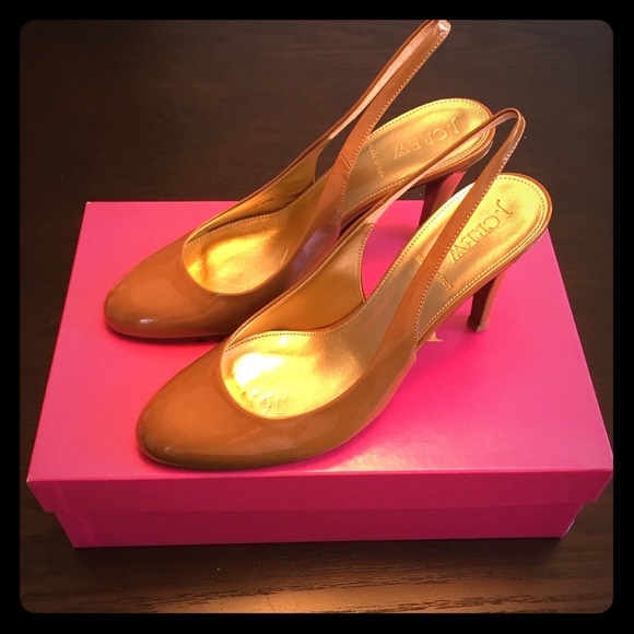 J. Crew Shoes - J.Crew Cate Patent High-heel Slingbacks